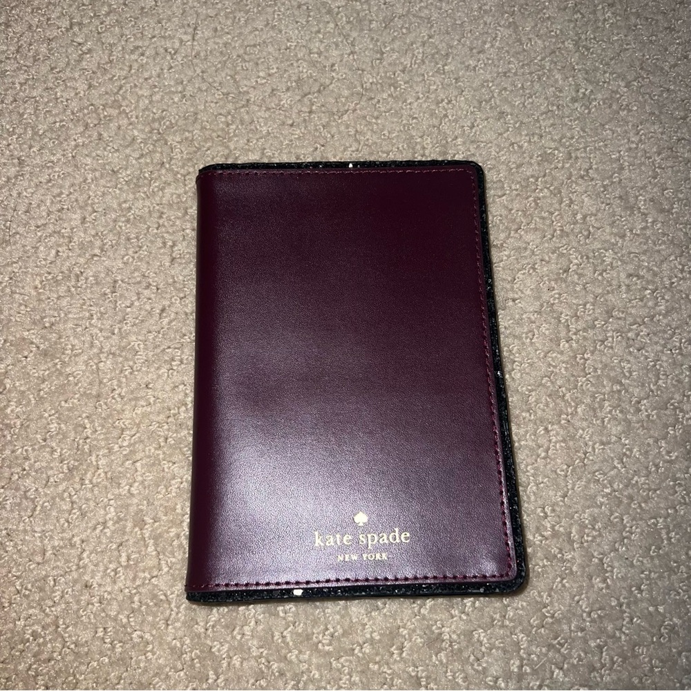 Kate Spade Dark Red Travel Wallet